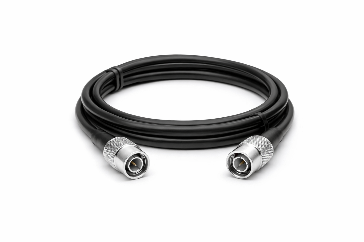 240 series low loss RF coaxial cable assembly with RF connectors reference image